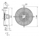 Вентилятор Ebmpapst S4E300-AP26-31 осевой