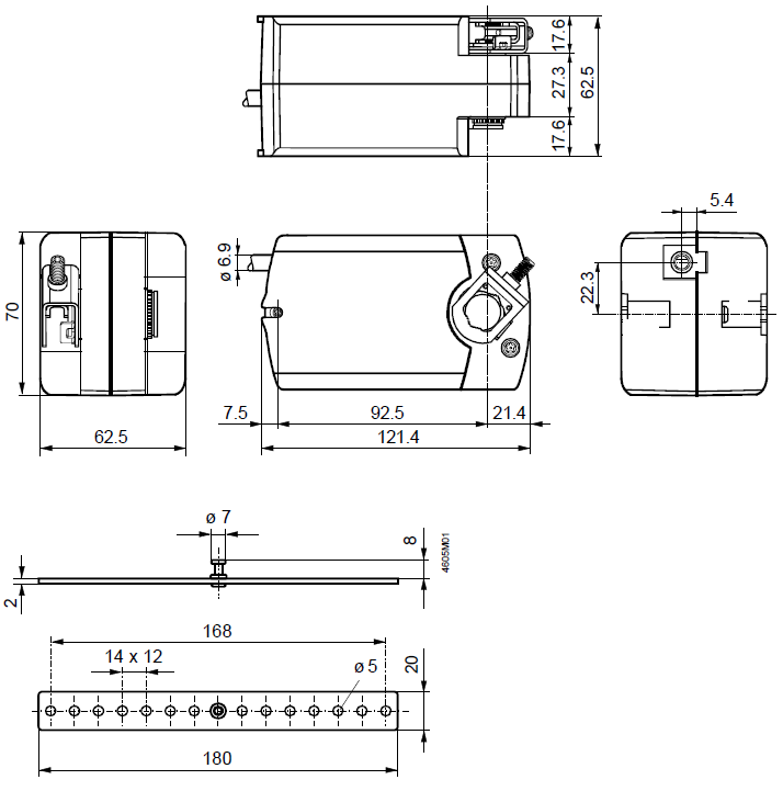 Электропривод Siemens GQD321.1A