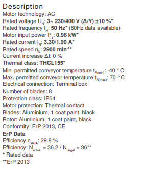 Технические характеристики FC035-2DA.6C.A8