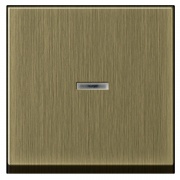Клавиша 1-ая с подсветкой для выключателей и кнопок System 55 Gira бронза