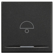 Axolute Клавиши с символами для системы автоматизации для 1 функции - 2 модуля, Колокольчик, цвет ан