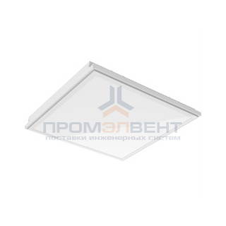 Светодиодный светильник "ВАРТОН" тип кромки Tegular (Prelude 24) 595*595*59мм 36 ВТ 6500К с функцией аварийного освещения