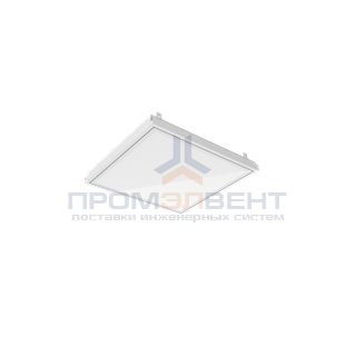 Светодиодный светильник "ВАРТОН" тип кромки Clip-In (GemaGrid) 600*600*62мм 36 ВТ 6500К IP54 с опаловым рассеивателем