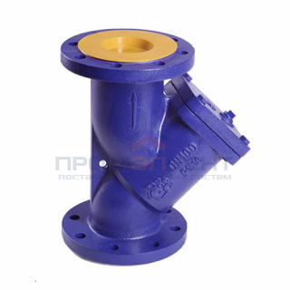 Фильтр грубой очистки RUSHWORK - Ду80 (Фланец/Фланец, PN16, Tmax 200°C, сетка 1,2 мм)