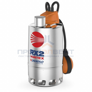 Насос дренажный Pedrollo RX 4/40 - 0,75 кВт (3x400 В, Qmax 280 л/мин, Hmax 9,5 м, кабель 10 м)
