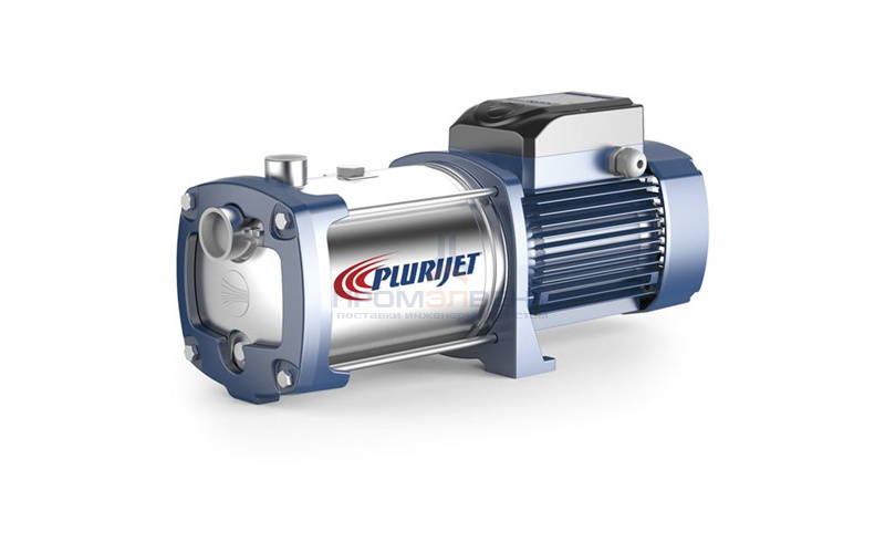 Насос самовсасывающий Pedrollo PLURIJETm 4/130-N - 1,5кВт (1x230 В,PN10, Qmax 130л/мин, Hmax 65м)