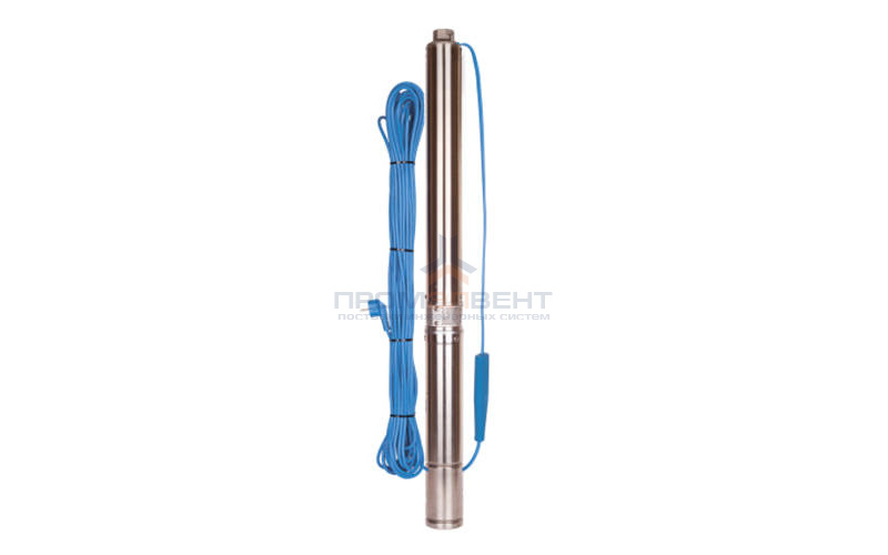 Насос скважинный Aquario ASP 1E-35-75 - 0,55 кВт (однофазный, Hmax 42 м, Qmax 50 л/мин, кабель 20 м)