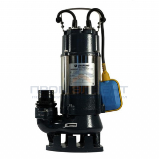 Насос фекальный UNIPUMP FEKAPUMP V2200 F - 2,2 кВт (однофазный, Hmax 17м, Qmax 700л/мин,кабель 6м)