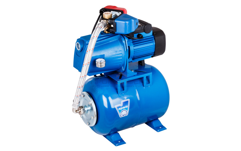 Насосная станция Aquario AUTO AJC-101B-H - 1,0 кВт (24 л, однофазный, Hmax 54 м, Qmax 60 л/мин)