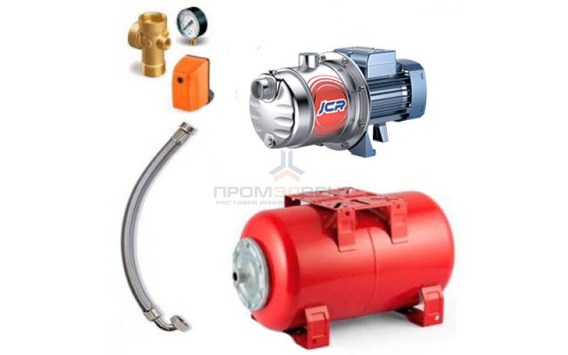 Насосная станция Pedrollo HYDROFRESH JCRm 2C-24 CL - 0,75 кВт (Qmax 70 л/мин, 1x230В, с/х)