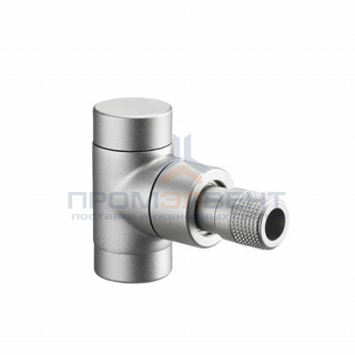 Вентиль на обратную подводку угловой Oventrop Combi E - Ду15 (цвет никелированный)