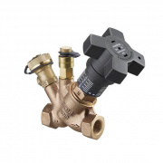 Вентиль регулирующий Oventrop Hydrocontrol VTR (25 бар) - Ду15 (ВР/ВР, с ниппелем и шаровым краном)