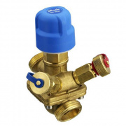 Клапан балансировочно-регулирующий Danfoss - AQT 3/4" (НР/НР, PN16, Tmax 120°C, c измер.ниппелями)