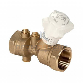 Клапан балансировочный Giacomini R206B - 1"1/4 (ВР/ВР, PN25, без штуцеров, со сливом)