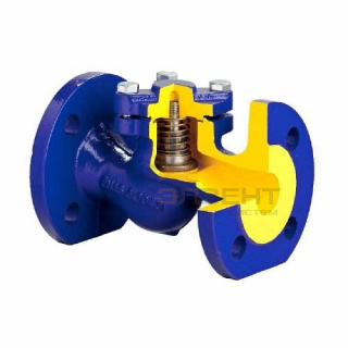 Клапан обратный подьемный Zetkama 287F - Ду65 (ф/ф, PN40, Tmax 300°C, исполнение №31)