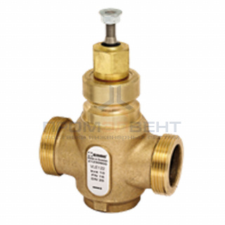 Клапан регулирующий двухходовой ESBE VLE122 - DN15 (1" НР/НР, PN 16, Kvs 1.6, Tmax. 150°C, бронза)
