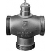 Клапан регулирующий трехходовый Danfoss VRG3 - 1" (НР/НР, PN16, Tmax 130°C, Kvs 2.5, чугун)