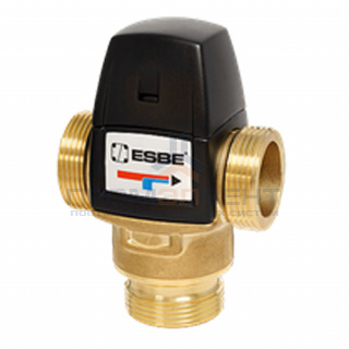 Клапан термостатический смесительный ESBE VTA522 - 1"1/4 (НР, PN10, темп.диапазон 50-75°C, KVS 3.5)