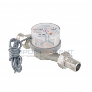 Счетчик для воды с импульсным выходом VALTEC VLF-15U-I - 1/2" (для гвс и хвс)