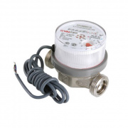 Счетчик для воды с импульсным выходом VALTEC VLF-15U-IL.110 - 1/2" (для гвс и хвс, без сгонов)