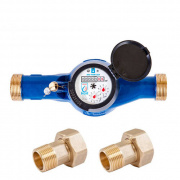 Счетчик для холодной воды многоструйный ЭКО НОМ СВДЛ-32Х - 1"1/4 (со сгонами)