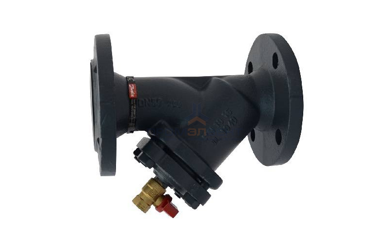 Фильтр грубой очистки Danfoss FVF - Ду40 (Фланец/Фланец, PN16, Tmax 150°C, со сливным краном)