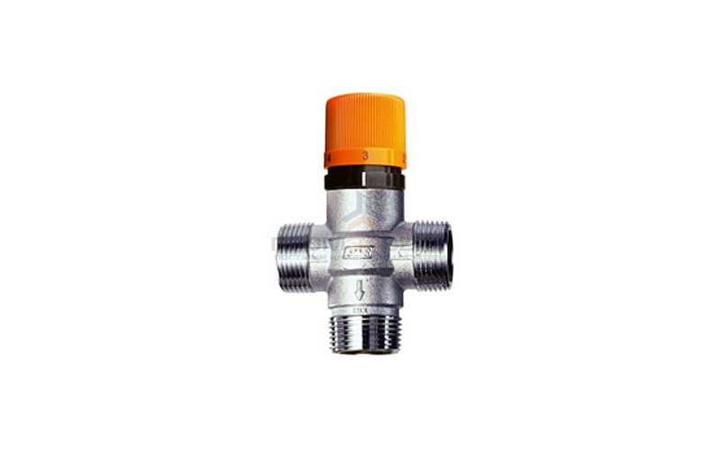 Хромированный термостатический смеситель SOLAR-FAR