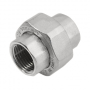 Соединение быстроразъемое (американка) латунное STOUT - 3/4" (ВР, никелированные)