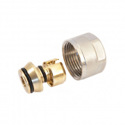 Соединение резьбозажимное STOUT - 20x2.8 x 3/4" (для пластиковых труб)