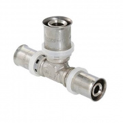 Тройник переходной VALTEC VTm.231 - 26 x 26 x 20 (прессовой, для металлопластиковых труб)