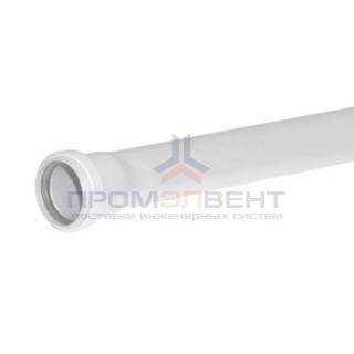 Труба для внутренней канализации СИНИКОН Comfort Plus - D110x3.8 мм, длина 1000 мм (цвет белый)
