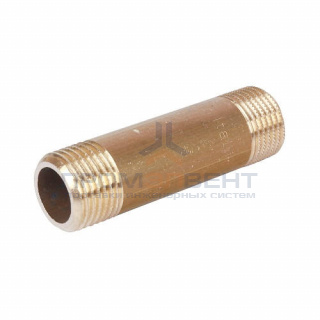 Удлинитель резьбовой STOUT - 3/4" длина 80 мм (НР/НР, латунь без покрытия)