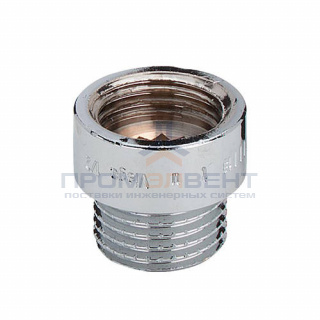 Удлинитель резьбовой Viega 3526 - 3/4" длина 40 мм (ВР/НР, бронза хромированная)