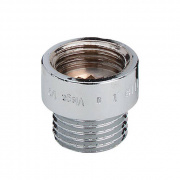 Удлинитель резьбовой Viega 3526 - 3/4" длина 40 мм (ВР/НР, бронза хромированная)