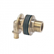 Водорозетка для монтажных узлов REHAU RX - 16 x 1/2" (бронза, для труб серии RAUTITAN)