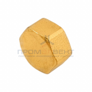 Заглушка латунная с внутренней резьбой STOUT - 1/2"