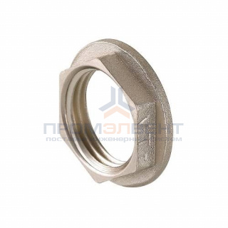 Контргайка VALTEC VTr.655 - 1/2" (резьбовая, латунь никелированная)