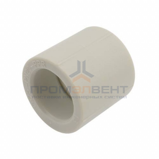 Муфта FV-Plast - 63 (для полипропиленовых труб под пайку, цвет серый)