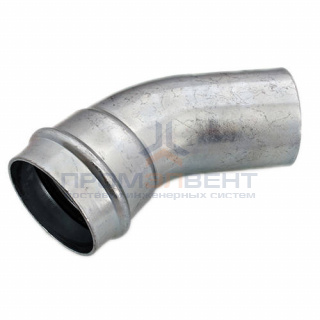 Отвод 45° Conex Banninger PC 5040 - 18 (оцинкованная сталь)