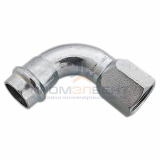 Отвод 90° Conex Banninger PC 4002G - 22 x 3/4" (оцинкованная сталь)