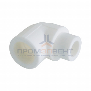 Отвод 90° KALDE - 20 (под пайку внутренняя/наружная для полипропиленовых труб, цвет белый)