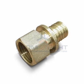 Переход на внутреннюю резьбу Varmega Slide-fit - 32 x 3/4" (латунь, для труб из сшитого полиэтилена)