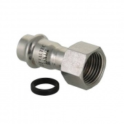 Переход на накидную гайку VALTEC VTi.908 - 18 x 1/2" (прессовой, для труб из нержавеющей стали)