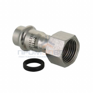 Переход на накидную гайку VALTEC VTi.908 - 35 x 1"1/4 (прессовой, для труб из нержавеющей стали)