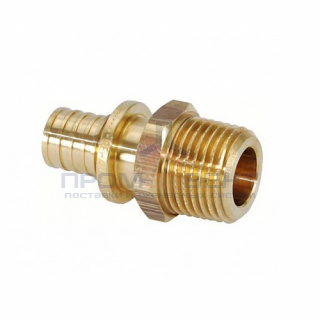 Переход на наружную резьбу REHAU RX - 32 x 3/4" (бронза, для труб из сшитого полиэтилена RAUTITAN)