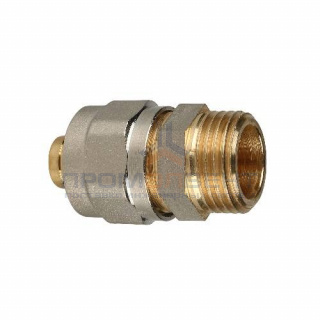 Переход на наружную резьбу STOUT - 16 x 3/4" (винтовой, для металлопластиковых труб)