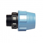 Переход на наружную резьбу UNIDELTA 1003 - 90 x 3" (винтовой, для труб ПНД, резьба пластиковая)