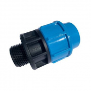 Переход на наружную резьбу ДЖИЛЕКС - 32 x 3/4" (винтовой, для труб ПНД)