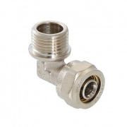 Переход на наружную резьбу угловой VALTEC VTm.353 - 26 x 1" (винтовой, для металлопласт.труб)