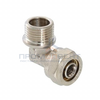 Переход на наружную резьбу угловой VALTEC VTm.353 - 32 x 1"1/4 (винтовой, для металлопласт.труб)